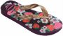 Havaianas Kids Flores teenslippers goud Meisjes Rubber 27 28 - Thumbnail 4