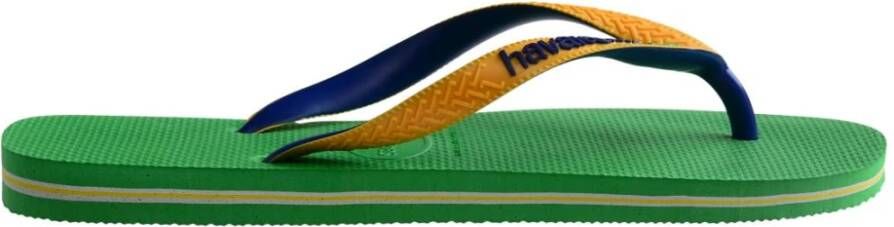 Havaianas Brasil Mix teenslippers groen geel Rubber 31 32 - Foto 2