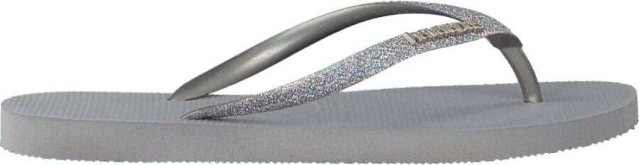 Havaianas Glitter Slim Slippers Gray Dames