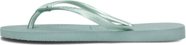 Havaianas Groene Kristal Slim Zomer Slipper Green Dames