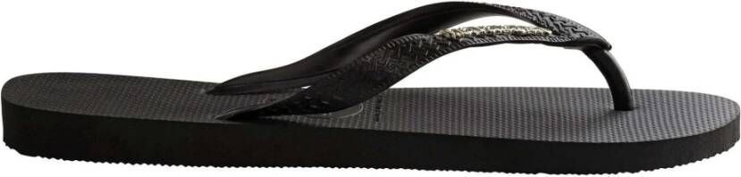 Havaianas Hav. Logo Metallic 41 42 Flip-flops Black Dames