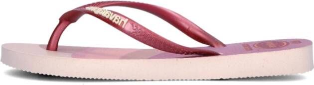 Havaianas Meisjes Slim Palette Glow Slippers Pink Dames