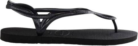 Havaianas Platte sandalen Zwart Dames