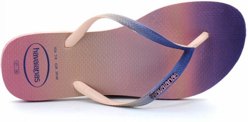 Havaianas slim gradient sunset sandals Roze Dames