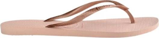 Havaianas Slim Roze Slippers Vrouwen Elegant Pink Dames