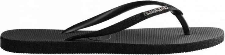 Havaianas Sparkle II Ballet Flip Flops Black Dames