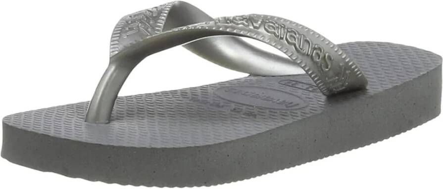 Havaianas Stijlvolle platte sandalen voor vrouwen Gray Dames