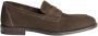 Henderson Baracco Fluwelen Loafer met leren zool Brown Heren - Thumbnail 1