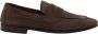 Henderson Baracco Klassieke Suede Flex Mocassin Beige Heren - Thumbnail 1