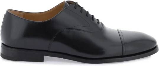 Henderson Barocco Leren Oxford Veterschoenen Black Heren