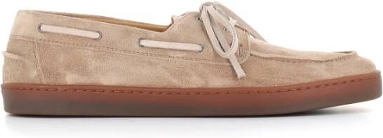 Henderson Beige Bootschoen Mocassin Beige Heren