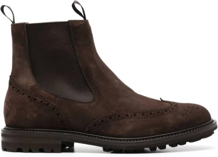 Henderson Bruine Platte Schoenen Brown Heren