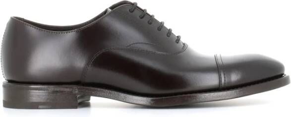 Henderson Klassieke Bruine Oxford Platte Schoenen Brown Heren