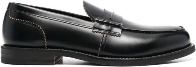 Henderson Leren Loafers Black Heren