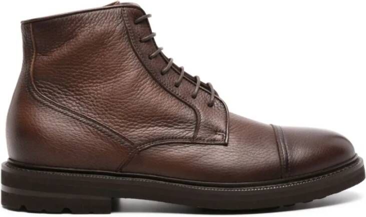 Henderson Veterschoenen enkellaarsjes Brown Heren