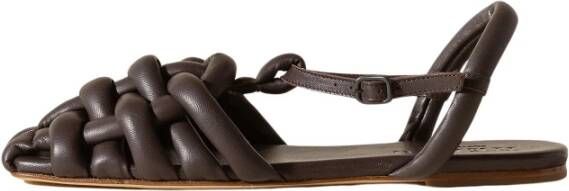 Hereu Premium Leren Sandalen Brown Dames