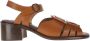 Hereu Vierkante Hak Sandalen Brown Dames - Thumbnail 1