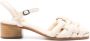 Hereu Vierkante Neus Hakken Visser Sandalen Beige Dames - Thumbnail 1