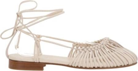 Hereu Witte Kooi Sandalen White Dames