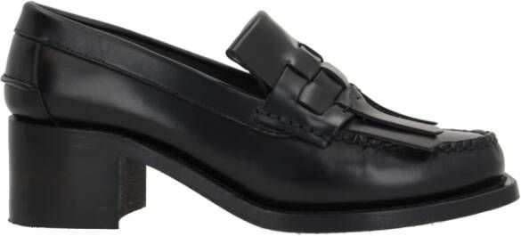 Hereu Zwarte platte schoenen Black Dames