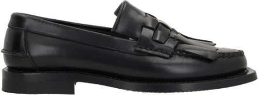 Hereu Zwarte platte schoenen Elegant stijl Black Dames