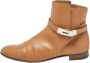 Hermès Vintage Pre-owned Leather boots Brown Dames - Thumbnail 1