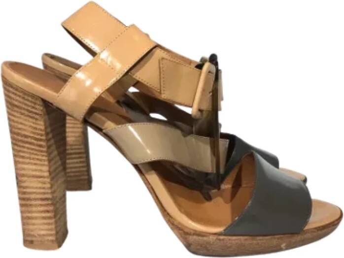 Hermès Vintage Pre-owned Sandalen Beige Dames