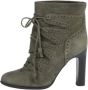 Hermès Vintage Pre-owned Suede boots Green Dames - Thumbnail 1