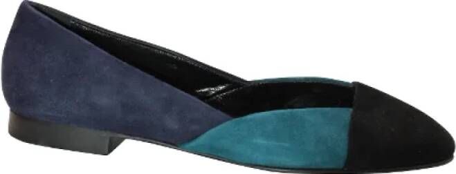 Hermès Vintage Pre-owned Suede flats Multicolor Dames