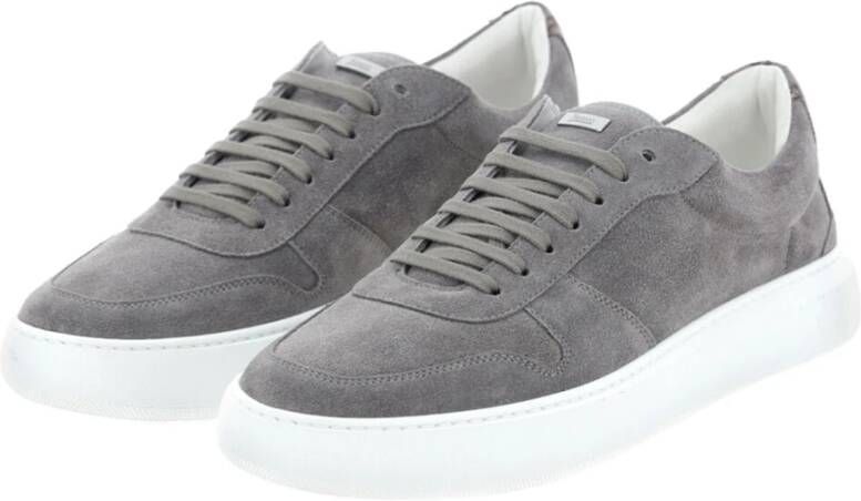 Herno Monogram Sneakers voor de rechtbank Gray Heren