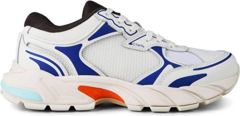 Heron Preston Ctnmb Logo Sneakers Wit Blauw White Heren