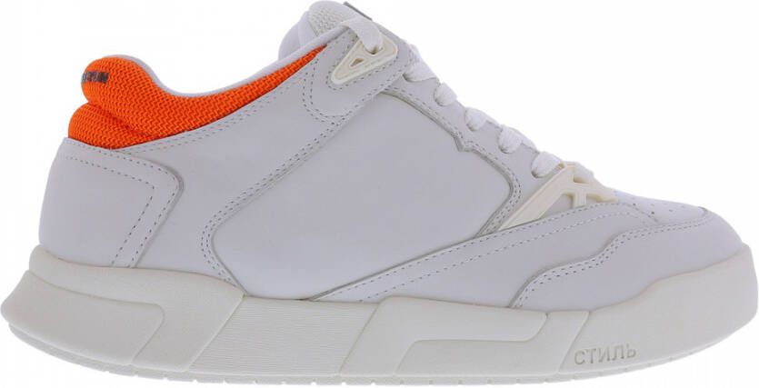 Heron Preston Logo Low Top Sneakers Wit Heren