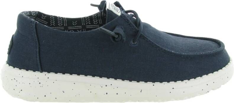 Hey Dude Boho Canvas Schoenen Blue Dames