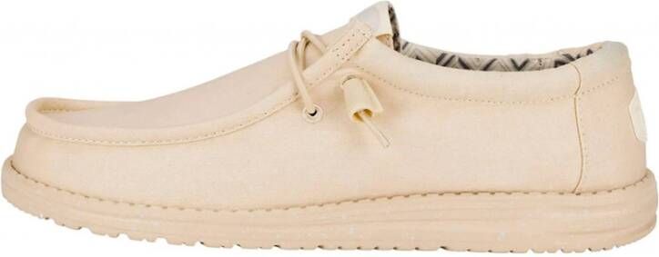 Hey Dude Canvas Instap Mocassin Schoen White Heren