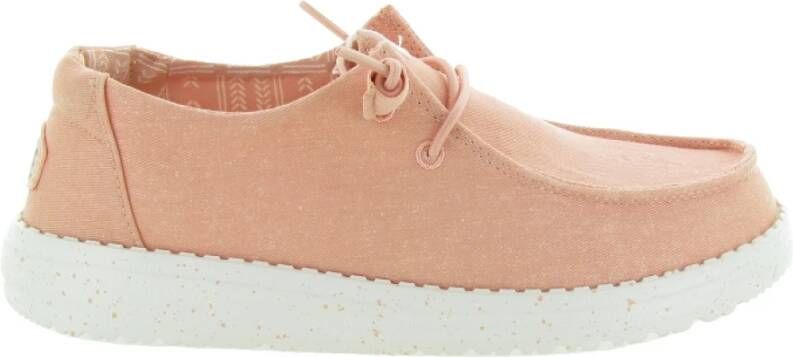 Hey Dude Canvas Schoenen Wendy Pink Dames