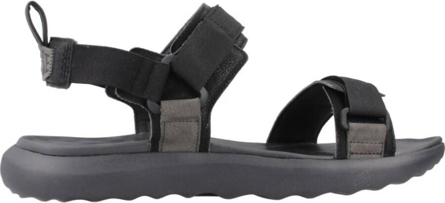 Hey Dude Collins Platte Sandalen Black Heren