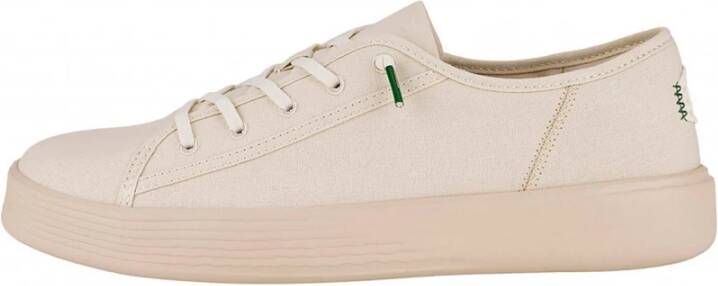 Hey Dude Comfortabele Canvas Sneakers voor elke gelegenheid Beige Heren