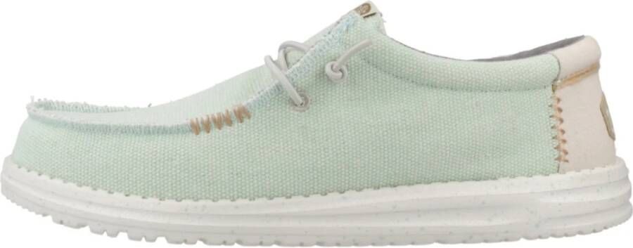 Hey Dude Geveterde Schoenen Wally Coastline Jute Green Heren