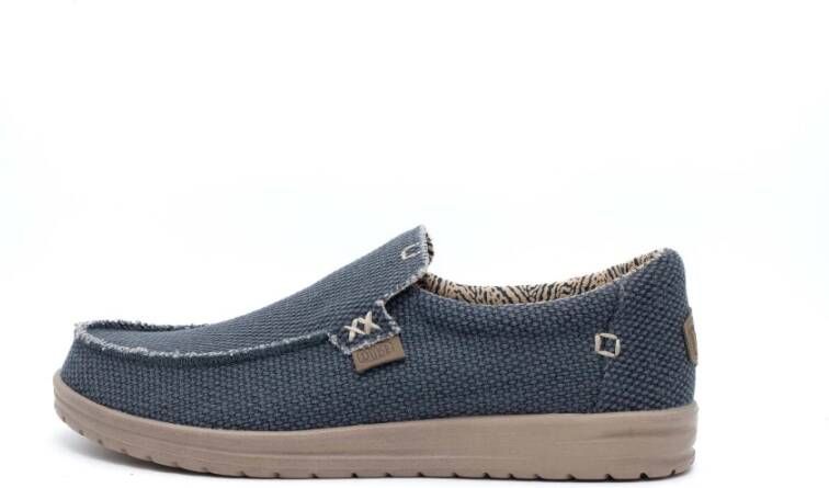 Hey Dude Gevlochten Slip-On Sportschoenen Blauw Blue Heren