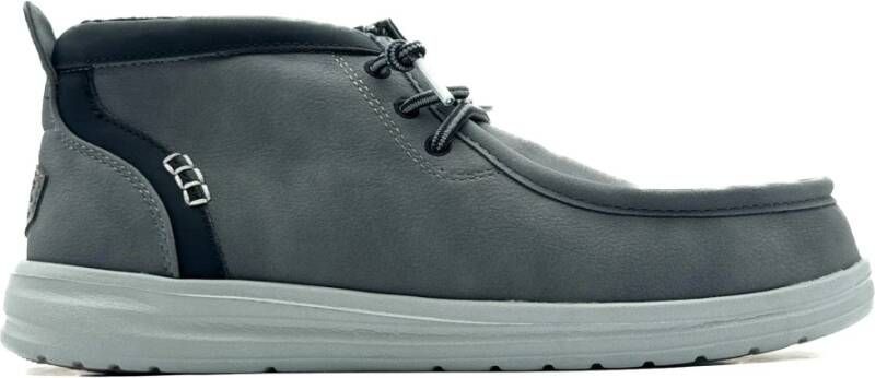 Hey Dude Grijze Platte Schoenen voor Mannen Gray Heren