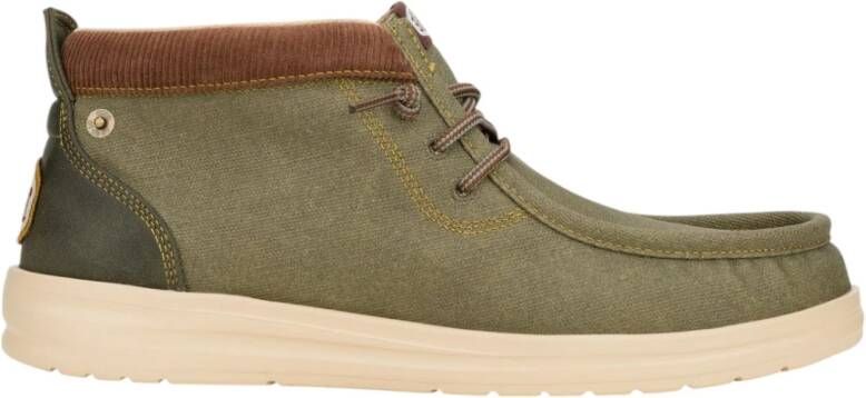 Hey Dude Groene Mid GripR Werkkleding Schoenen Green Heren