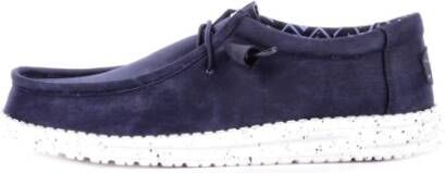 Hey Dude Heren Canvas Bootschoenen Blue Heren