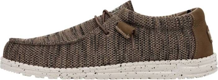 Hey Dude Klassieke Wally Sox Sneaker Brown Heren