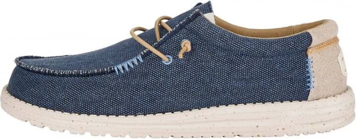 Hey Dude Kust Jute Sneaker Blue Heren