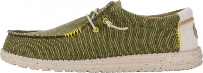 Hey Dude Kust Jute Sneaker Green Heren