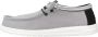 HEYDUDE Wally Letterman Heren Instappers Light Grey White - Thumbnail 2