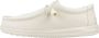 Hey Dude Canvas Instap Mocassin Schoen White Heren - Thumbnail 2