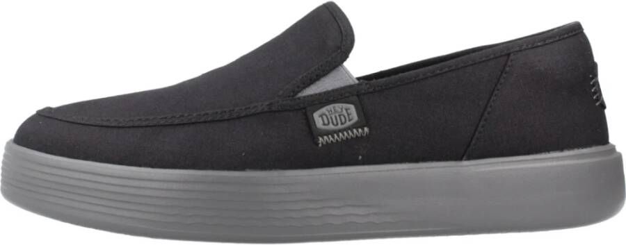 Hey Dude Loafers Black Heren