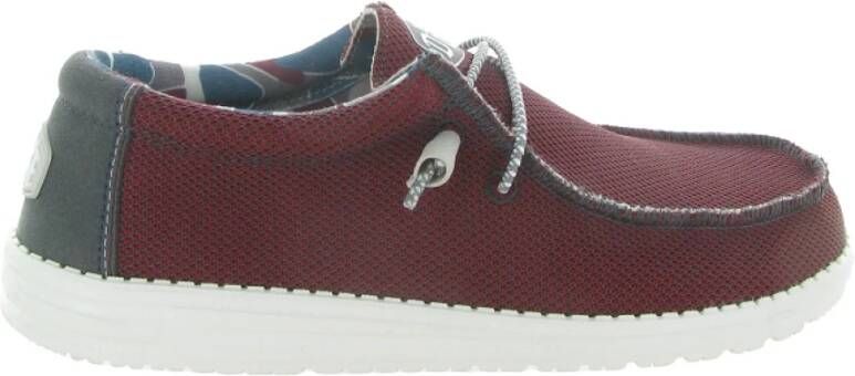 Hey Dude Madrid Wally Sox Schoenen Red Heren