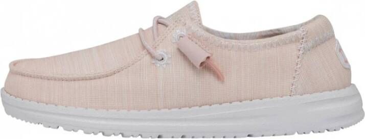 Hey Dude Pastel Chambray Sneaker Pink Dames